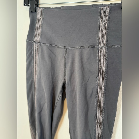 Lululemon Power Lines Leggings Titanium Dark Chrome Size 6 - Picture 3 of 9
